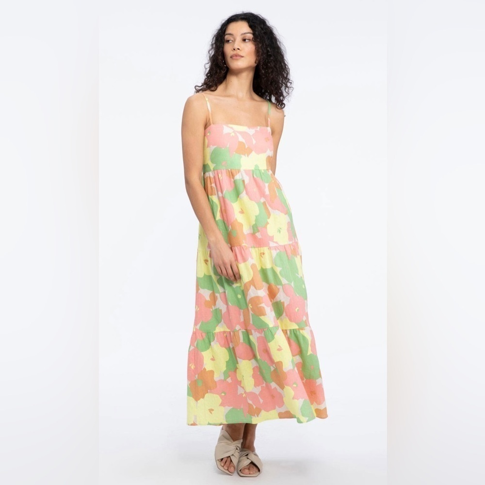 Social Standard By Sanctuary Smocked Back In Fiesta Floral Summer Dress